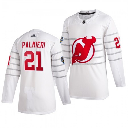 Camisola New Jersey Devils Kyle Palmieri 21 Cinza Adidas 2020 NHL All-Star Authentic - Homem